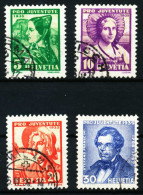 SCHWEIZ PRO JUVENTUTE Nr 287-290 Gestempelt X54BC42 - Used Stamps