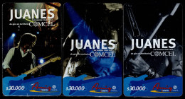 TT125-COLOMBIA PREPAID CARDS - 2007 - USED - AMIGO - $ 30.000 - JUANES COLOMBIAN POP SINGER - Kolumbien
