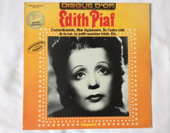 Disque D'Or 33Tours Edith PIAF L'Accordéoniste - Mon Légionnaire - Altri - Francese