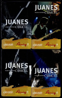 TT126-COLOMBIA PREPAID CARDS - 2007 - USED - AMIGO - $ 30.000 - JUANES COLOMBIAN POP SINGER - Colombia