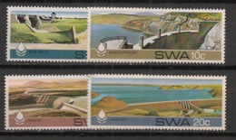 SWA / South West Africa - 1980 -  N°YT. 453 à 456 - Barrages / Dams - Neuf Luxe ** / MNH / Postfrisch - Namibia (1990- ...)