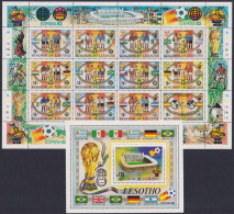 F-EX47261 LESOTHO MNH 1982 SPAIN SOCCER WORLD CUP SHEET.  - 1982 – Espagne