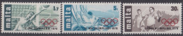 F-EX47597 MALTA MNH 1976 MONTREAL OLYMPIC GAMES ATHLETISM YACHTING WATERPOLO.  - Zomer 1976: Montreal