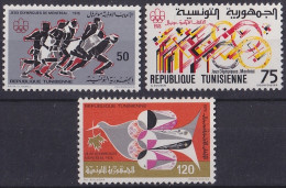 F-EX47609 TUNISIA TUNISIE MNH 1976 MONTREAL OLYMPIC GAMES ATHLETISM PEACE PIGEON  - Sommer 1976: Montreal