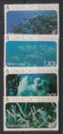 TURKS & CAICOS - 1975 - N°YT. 347 à 350 - Corals - Neuf Luxe ** / MNH / Postfrisch - Turks And Caicos