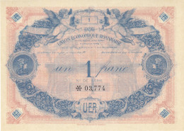 1 F Union économique Roannaise 1929 Type C NEUF - Bonos