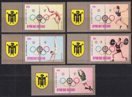 F-EX46811 CHAD TCHAD MNH 1972 MUNICH OLYMPIC GAMES ATHLETISM WRESTLING.  - Summer 1972: Munich