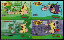 TT152-COLOMBIA PREPAID CARDS - 2004 - USED - AMIGO - COW AND CHICKEN - (#3) - Kolumbien