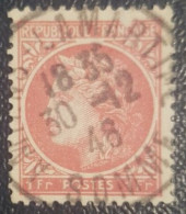 France 1Fr Used Postmark SON 1946 Ceres - Used Stamps