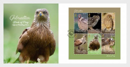 Gibraltar.2024.Birds Of Prey .FDC /2/. - Gibraltar