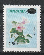 Tanzania  2001  Surcharge,Flower  MNH - Altri & Non Classificati