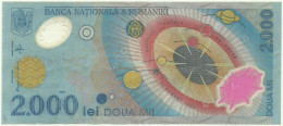 ROMANIA - 2.000 Lei - 1999 - Pick 111.a - Série 003B - Total Solar ECLIPSE Commemorative POLYMER - 2000 - Rumänien