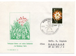 63191 - DDR - 1983 - 20Pfg Kakteen '70 EF A Bf SoStpl BERLIN - KAKTEEN- UND EPIPHYTENAUSSTELLUNG -> NVA Rostock - Cactus