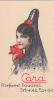 Carte Parfum CARA - Parfums, Poudres, Crèmes, Fards - Antiguas (hasta 1960)