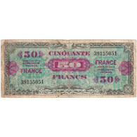 France, 50 Francs, Drapeau/France, 1944, 39155051, TB, Fayette:VF24.01, KM:122a - 1944 Flagge/Frankreich