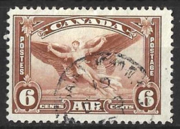 CANADA....KING GEORGE V...(1910-36..)........AIR....6c......SG355....GOOD CDS........VFU.... - Usati