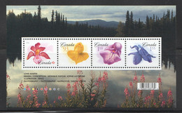 2006    Flower Definitives  Souvenir Sheet Of 4 Different Sc 2194 - Nuevos