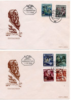 63202 - DDR - 1955 - Engels-Jahr Satz A 2 FDC BERLIN - Cartas & Documentos