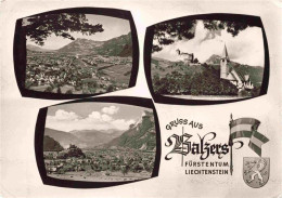 73964362 Balzers_Liechtenstein_FL Panorama Schloss - Liechtenstein