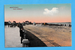 395 URUGUAY MONTEVIDEO  PLAYA CARRASCO BEACH    POSTCARD - Uruguay