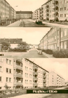 73849261 Rosslau Elbe Mitschurinstrasse Puschkinallee Mit Betriebsberufsschule J - Dessau