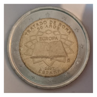 ESPAGNE - KM 1130 - 2 EURO 2007 - TRAITÉ DE ROME - SPL - Spain