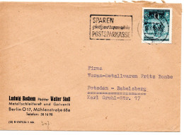 63240 - DDR - 1955 - 10Pfg Radfernfahrt EF A Bf BERLIN - SPAREN ... -> Potsdam - Radsport