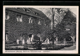 AK Witzenhausen /Werra, Deutsche Kolonialschule-Innenhof  - Witzenhausen