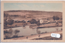 FLAVIGY- SUR-MOSELLE- LE CANAL DE L EST ET LA MOSELLE - Andere & Zonder Classificatie