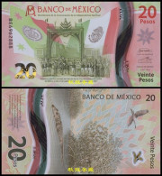 Mexico 20 Pesos (2021), Commemorative, Polymer, Lucky Number 888, UNC - Mexico