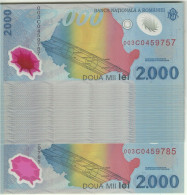 ROMANIA - 29 X 2.000 Lei Consecutive - 1999 - Pick 111.a - Unc. - Série 003C - Total Solar ECLIPSE POLYMER - 2000 - Romania