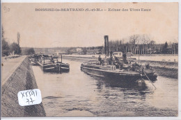 BOISSISE-LA-BERTRAND- ECLUSE DES VIVES-EAUX- BATEAUX ET PENICHES - Other & Unclassified