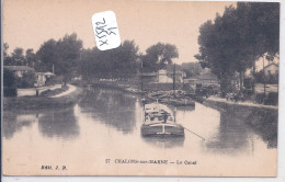 CHALONS-SUR-MARNE- LE CANAL- LES PENICHES - Châlons-sur-Marne