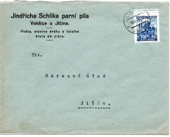 63304 - Deutsches Reich / Böhmen Und Mähren - 1940 - 80h Pernstein EF A OrtsBf JITSCHIN - Storia Postale