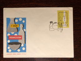 POLAND FDC COVER 1960 YEAR DOCTOR LUKASIEWICZ PHARMACEUTICAL PHARMACY HEALTH MEDICINE STAMPS - FDC