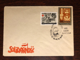 POLAND FDC COVER 1986 YEAR RED CROSS HEALTH MEDICINE STAMPS - FDC