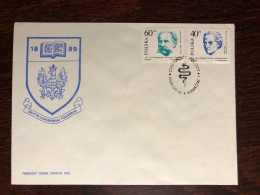 POLAND FDC COVER 1989 YEAR SURGEONS SURGERY HEALTH MEDICINE STAMPS - FDC