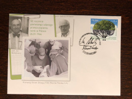 POLAND FDC COVER 2018 YEAR SURGERY SURGEONS HEALTH MEDICINE STAMPS - FDC