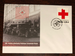 POLAND FDC COVER 2019 YEAR RED CROSS HEALTH MEDICINE STAMPS - FDC
