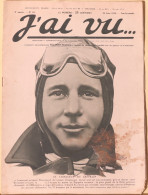 Revue Hebdomadaire "J'ai Vu" N° 31 Du 19 Juin 1915 - Grande Guerre: Le Lieutenant Warneford, Vainqueur Du Zeppelin - 1900 - 1949