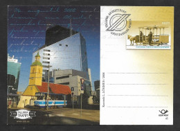 SE)2008 ESTONIA  MAXIMUM CARD TALLINN TRAM, HIGH BUILDINGS, OLD CARRIAGE, XF - Estland