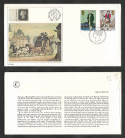 SE)1979 GREAT BRITAIN, THE LAST OF THE COACHES, SIR ROWLAND HILL, POSTMAN OF 1839, FDC - Unused Stamps