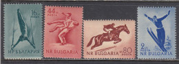 Bulgaria 1954 - Sport, Mi-Nr. 928/31, MNH** - Unused Stamps