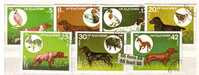 1985 Fauna DOGS     7 V.-  Used / Oblitere(O)  Bulgaria / Bulgarie - Used Stamps