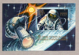 RUSSIA USSR 1980●Mi Bl.145 15th Anniversary Of First Walk In Space  MNH - Rusland En USSR
