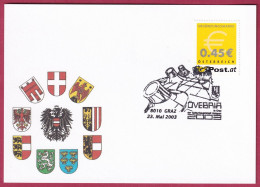 Österreich MNr. 2402 Sonderstempel 23. Mai 2003, Graz Kulturhauptstadt - Briefe U. Dokumente