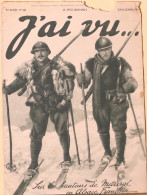 Revue Hebdomadaire "J'ai Vu" N° 58 Du 25 Décembre 1915 - Grande Guerre: Sur Les Hauteurs De Metreral En Alsace - 1900 - 1949
