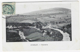 STAVELOT : Panorama - 1906 - Stavelot