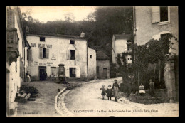 54 - VANDOEUVRE - LE HAUT DE LA GRANDE RUE - CAFE BELLEVUE E. DEBLOUT - Vandoeuvre Les Nancy