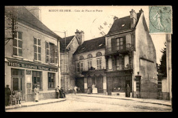 77 - ROZOY-EN-BRIE - COIN DE LA PLACE ET POSTE - BOUCHERIE LALLIER - Rozay En Brie